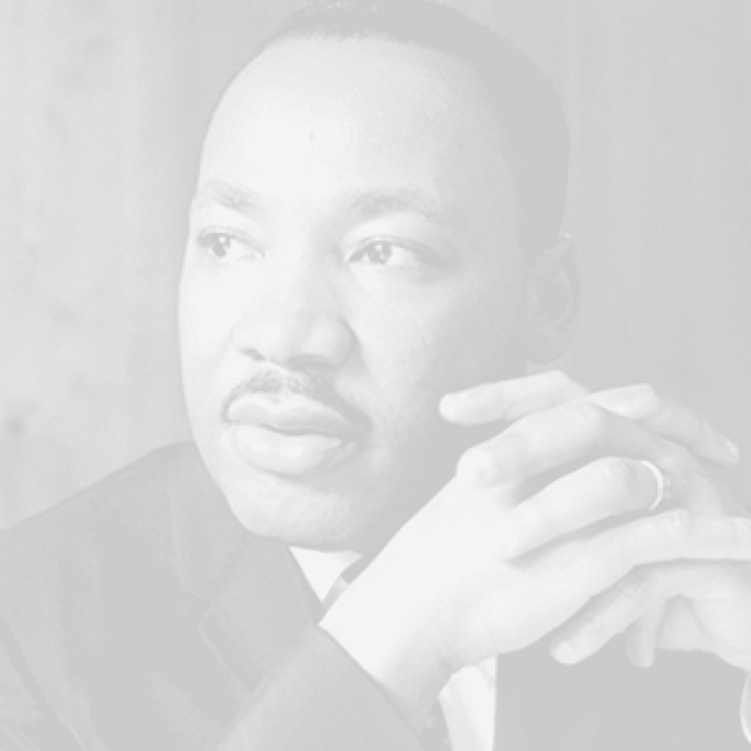 A black and white photo of dr. Martin luther king jr.